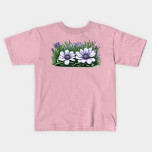 Anemone Flowers Kids T-Shirt